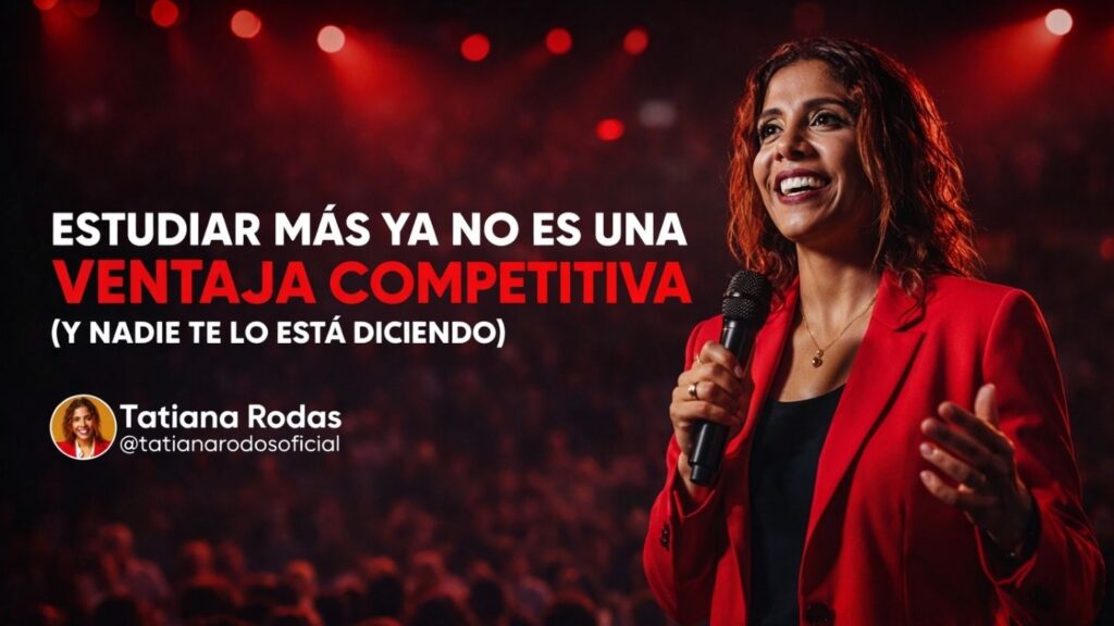 Estudiar más ya no es una ventaja competitiva (y nadie te lo está diciendo) 